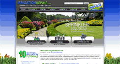 Desktop Screenshot of irrigationrepair.com